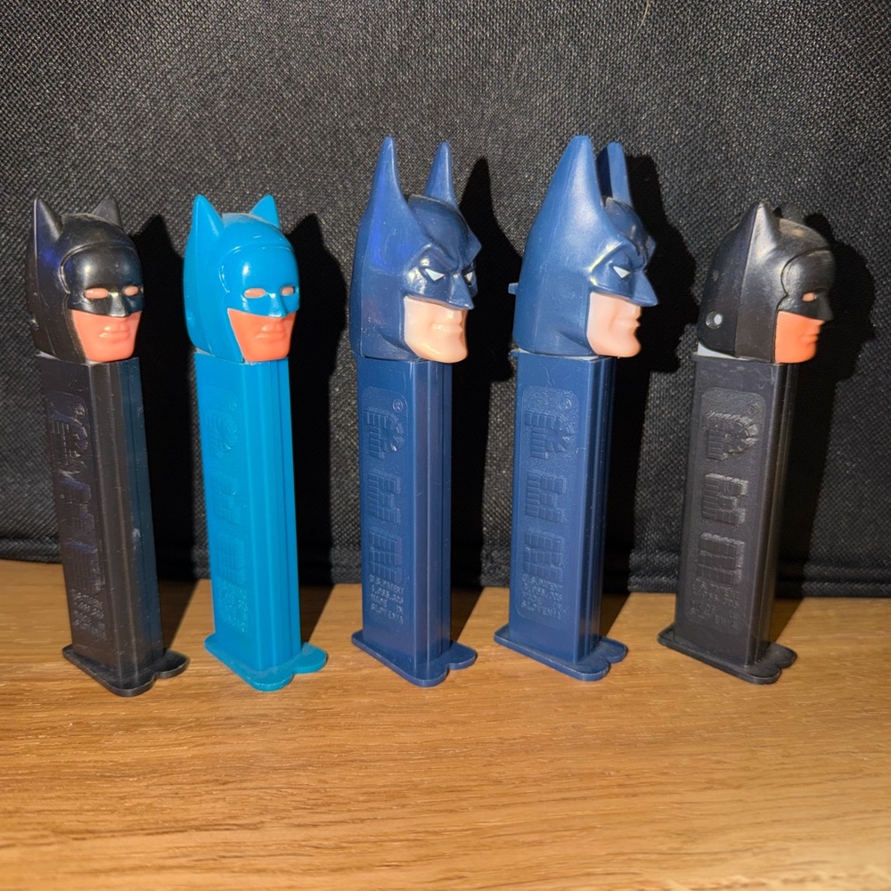 Batman PEZ Dispenser Set - vintage Batman. Great variety
